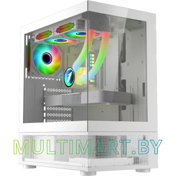 Корпус 1stPlayer Miku Mi7-A (Mi7-A-WH-2F1R-W-1F1-W)